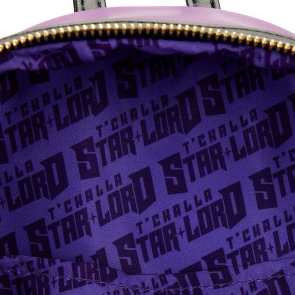 Loungefly NYCC Exclusive, What If... Star-Lord T’challa Light Up Mini Backpack - Picture 5 of 7